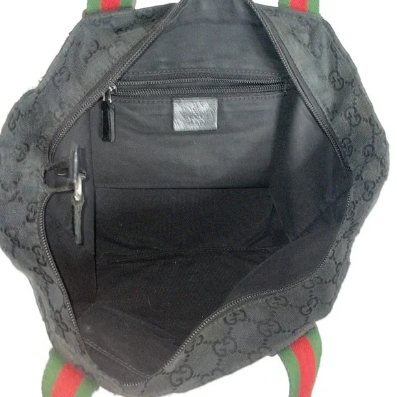 Vintage Gucci GG Canvas Web Handbag - Picture 11 of 16